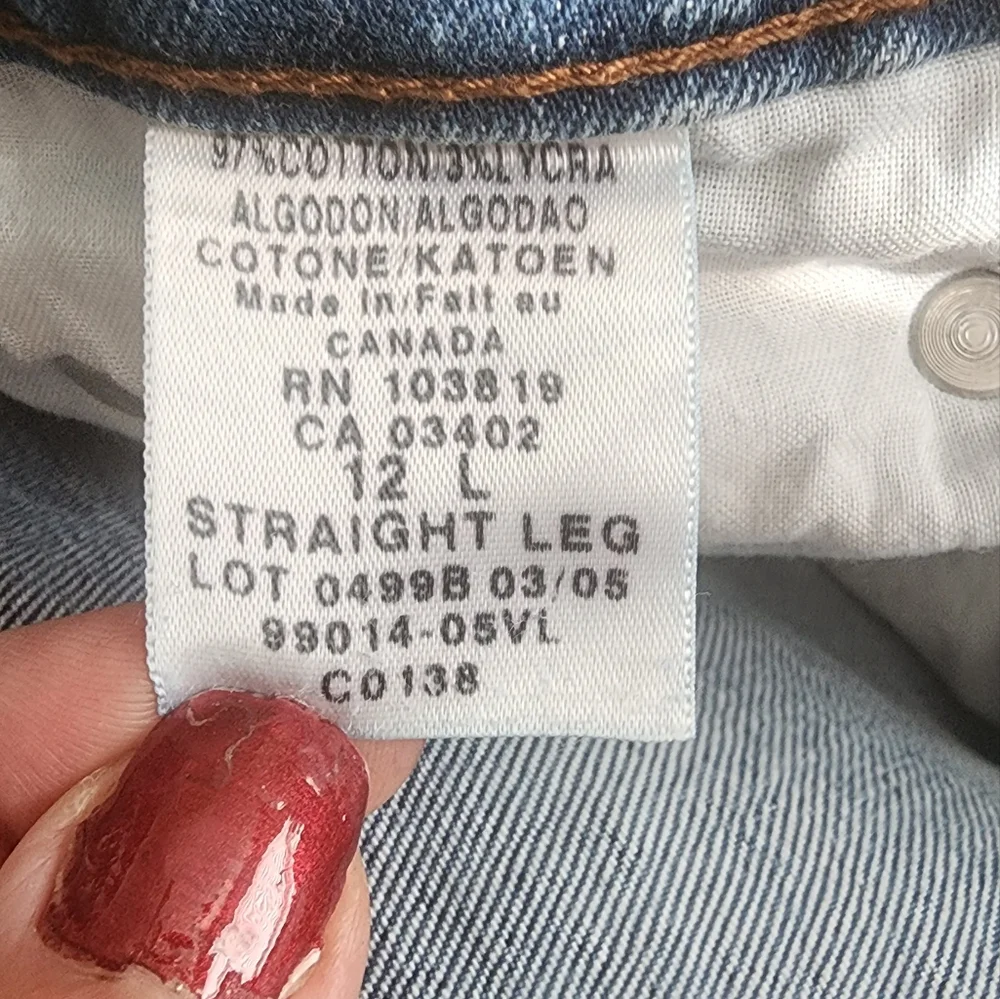Harley Davidson Straight Leg Long Jeans - Picture 3 of 3